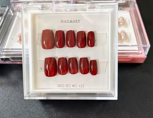 KALOU Beauty – Press On Nails Kit (Pose Complète à Domicile)